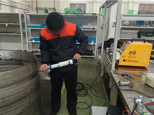 超聲波消除航空發(fā)動機焊接應(yīng)力